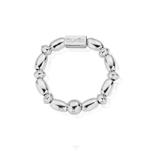 Mini Rice Ring, Medium - Silver - SRMR2