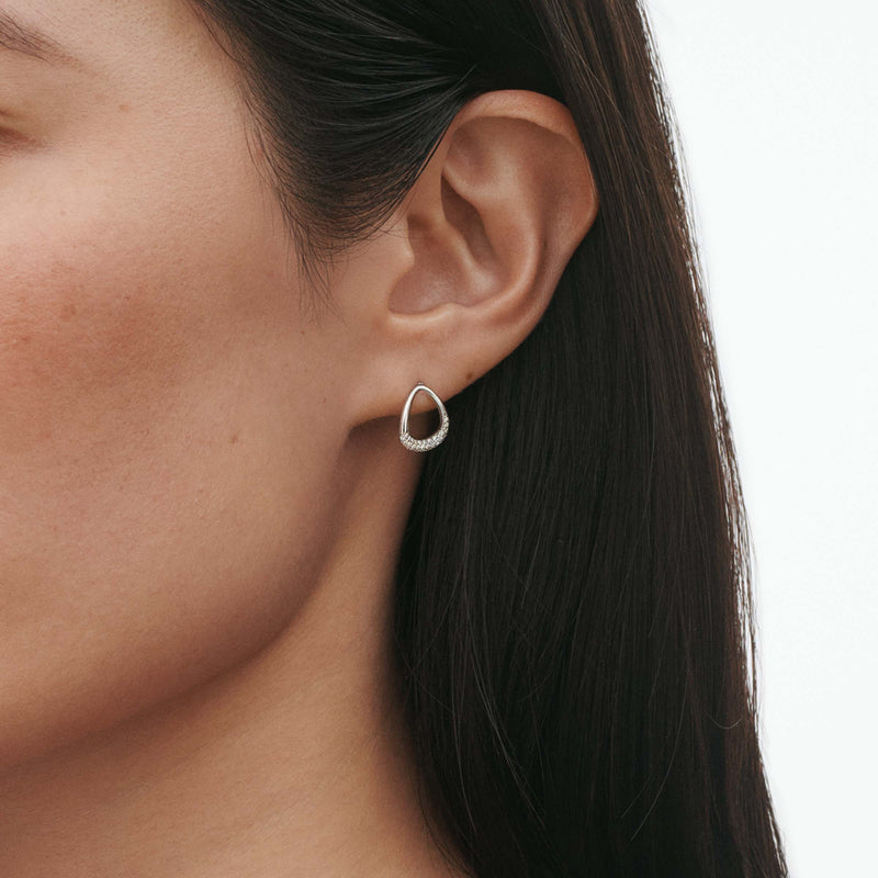 Offspring Diamond Earrings - Silver - 10015849