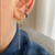 Mini Claw Pear Cut Sapphire Stud Earring, 6.5mm Screw Back - 9ct Yellow Gold - ST-C-PE-BS-SC6.5
