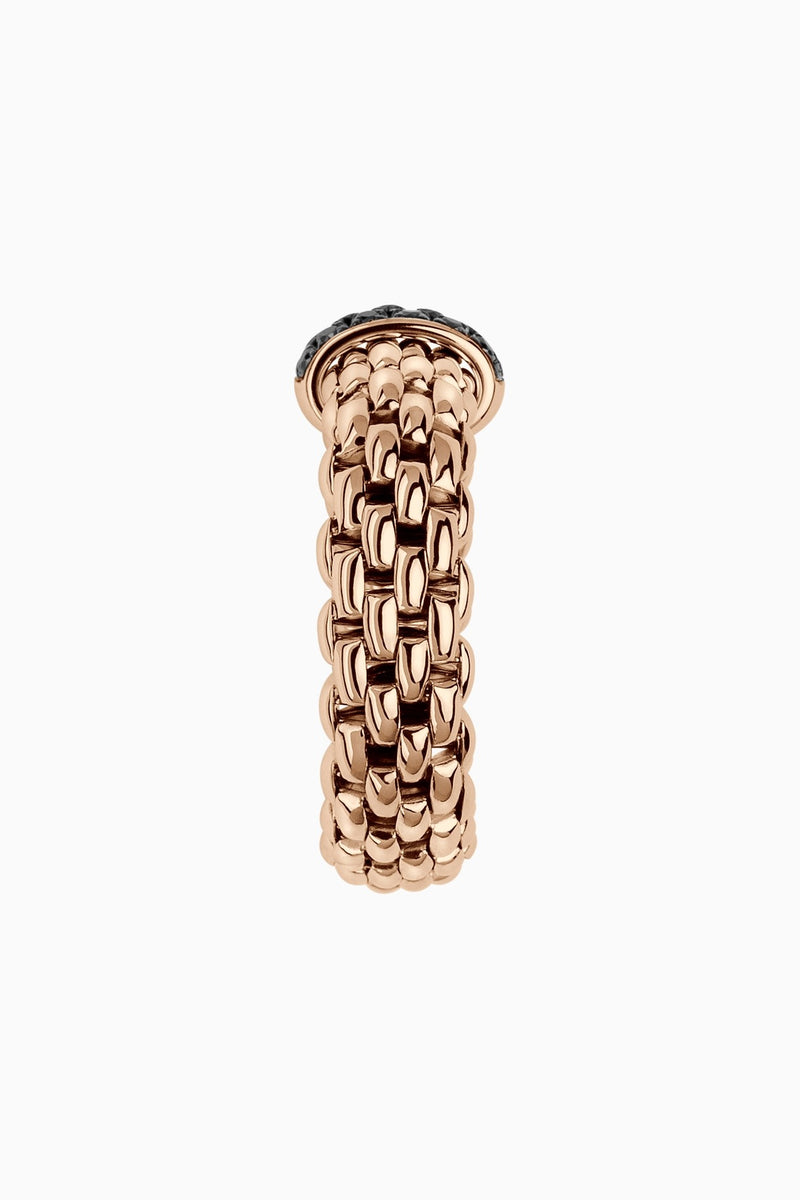 Vendome Flex'It Black Diamond Ring, Large - Rose Gold - AN559BBR1L
