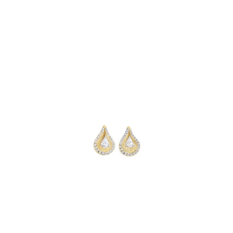 Premiere Diamond Earrings - 18ct Yellow Sunrise Gold - GOR2117U