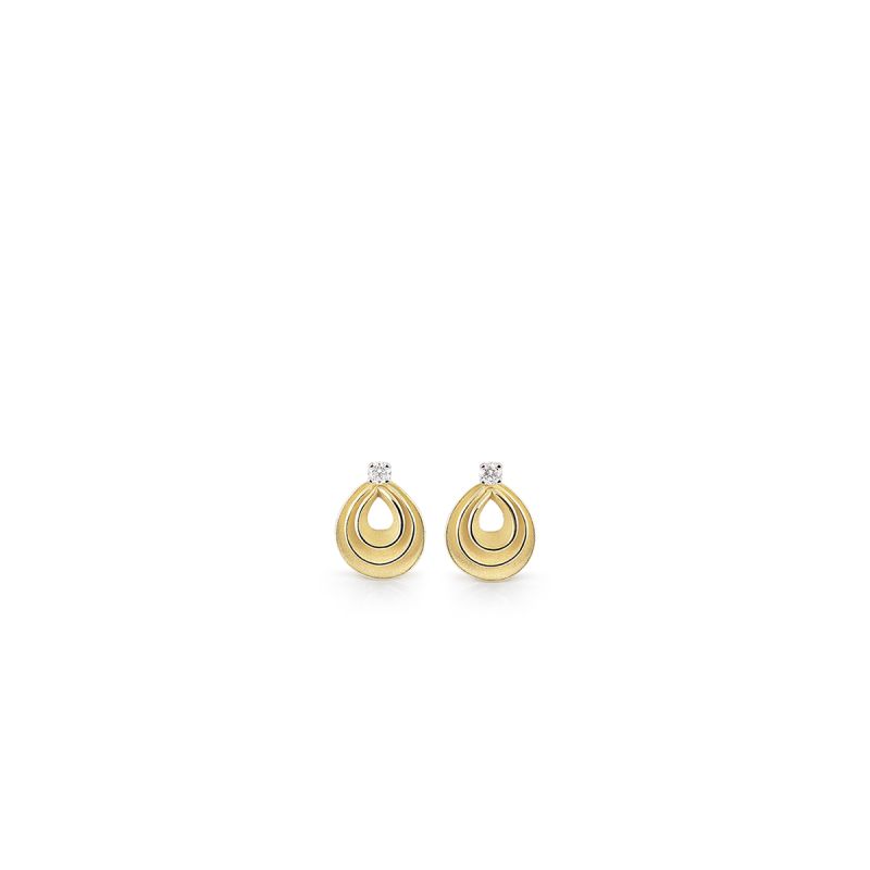 Velaa Star Diamond Earrings - 18ct Yellow Sunrise Gold