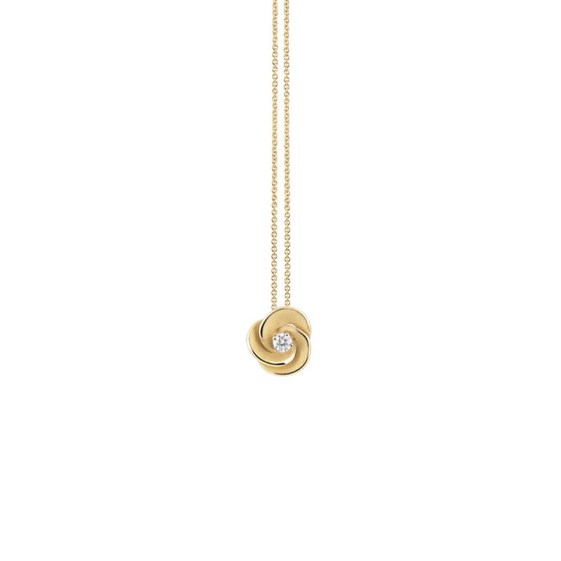 Desert Rose Diamond Pendant - 18ct Yellow Sunrise Gold