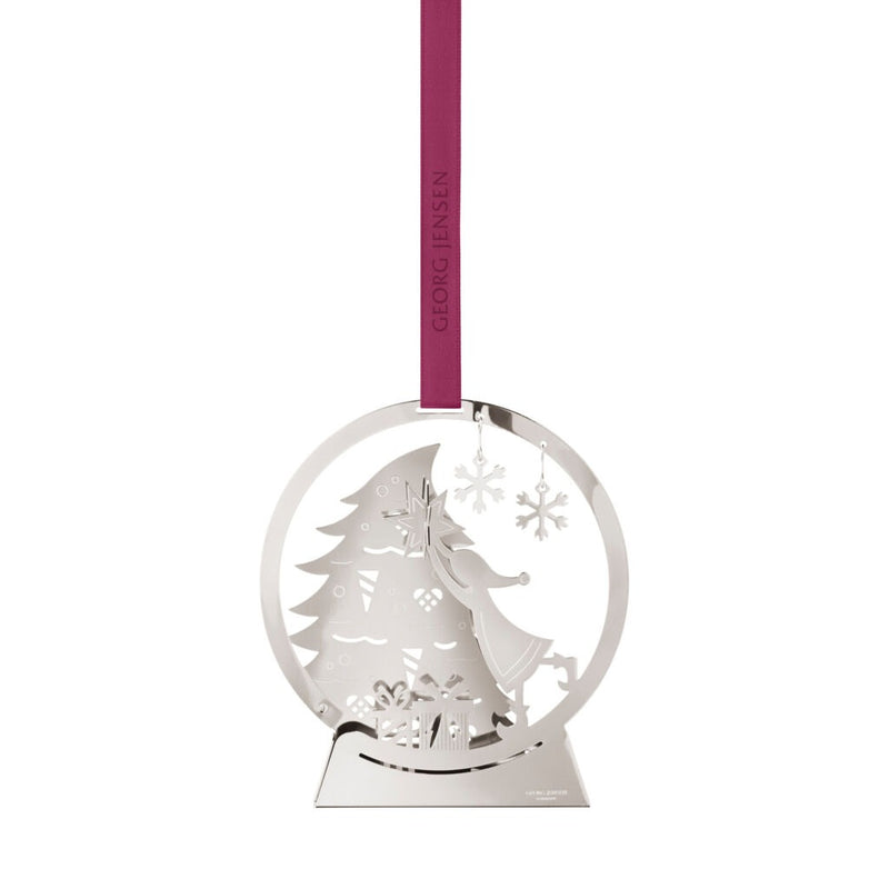 Christmas Snowglobe Mobile, 2025 - Silver - 10020797