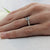 Platinum Emerald Cut Diamond Engagement Ring - 0.60ct