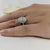 Platinum Pear Shaped Diamond Engagement Ring - 1.64ct
