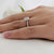 Platinum Pear Cut Diamond Engagement Ring - 0.86ct
