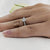 Platinum Princess Cut Diamond Engagement Ring - 0.72ct