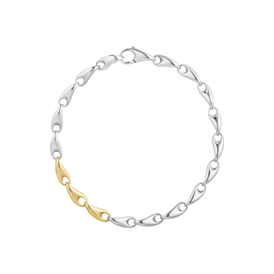 Reflect Slim Bracelet - Silver/Gold - 20001182