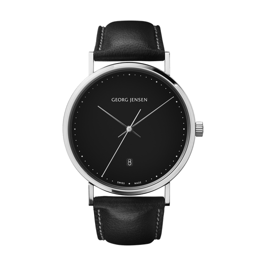 Koppel Gents Quartz Watch, 41mm - Black/Black - 10019774