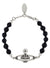 Messaline Bracelet - Silver/Black - 61030075-02P178-CN