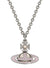 Simonetta Bas Relief Pendant - Silver/Pink - 63020322-02P200-CN