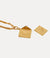 Love Letter Envelope Pendant - Gold - 630203B0-02R221-SM