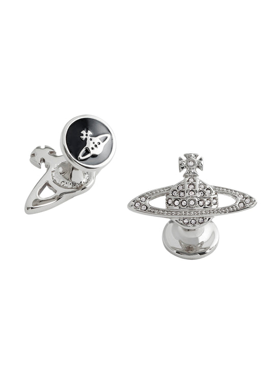 Mini Bas Relief Cufflinks - Silver - 65030003-02P116-CN