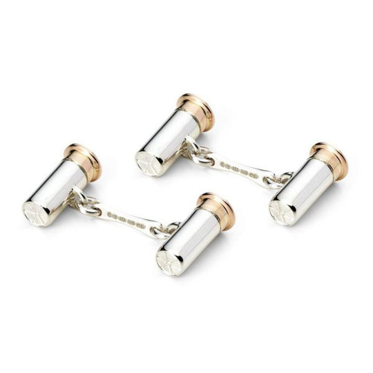 Shotgun Cartridge Cufflinks - Silver - C0162I0001