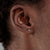 Teeny Tiny January Birthstone Stud Earrings - Silver/Garnet - SPSESBSGAR