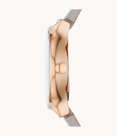 Freja Two-Hand grey Eco Leather Watch - SKW3005