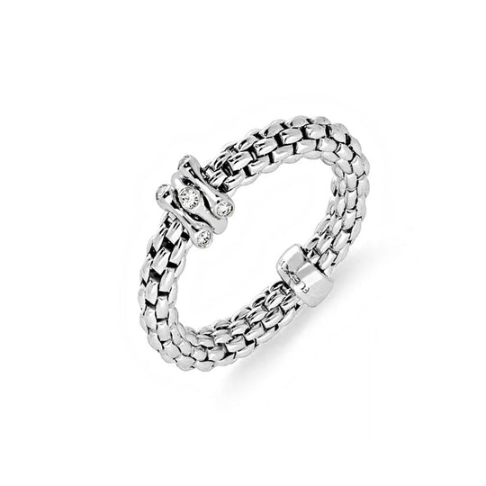 Prima Flex'It Diamond Ring, Medium - 18ct White Gold - AN748-BBRM-B