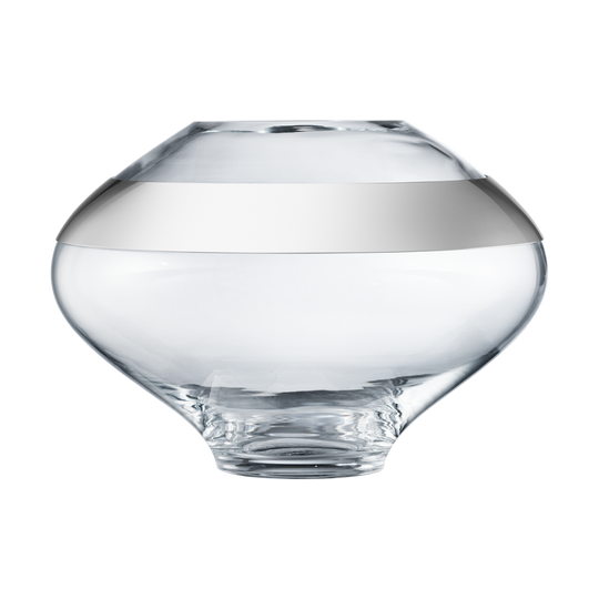 DUO Vase - Large - Stainless Steel & Glass - 10016980