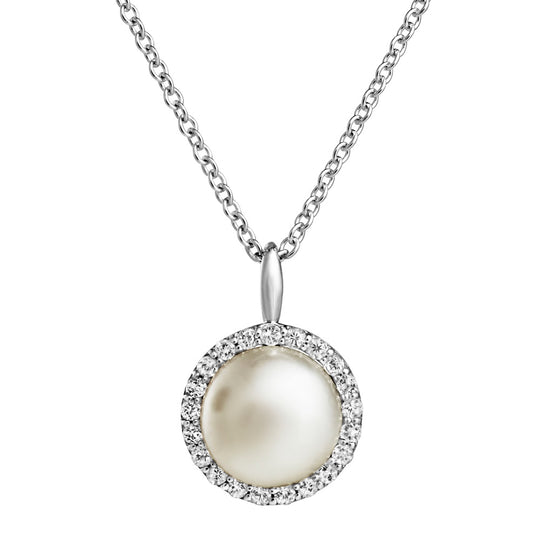 Amberley Cluster Pearl Pendant - Silver - 1703580