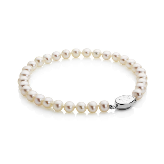 Classic Pearl Bracelet - Silver - 1520231