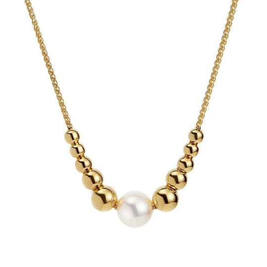 Coast Pearl Necklace - Gold - 1797299