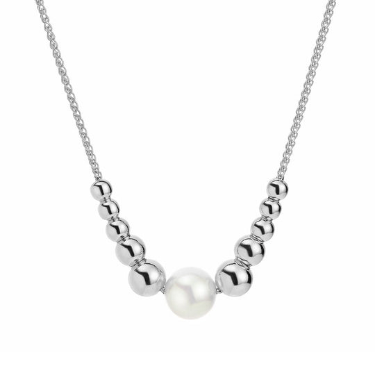 Coast Pearl Necklace - Silver - 1797275