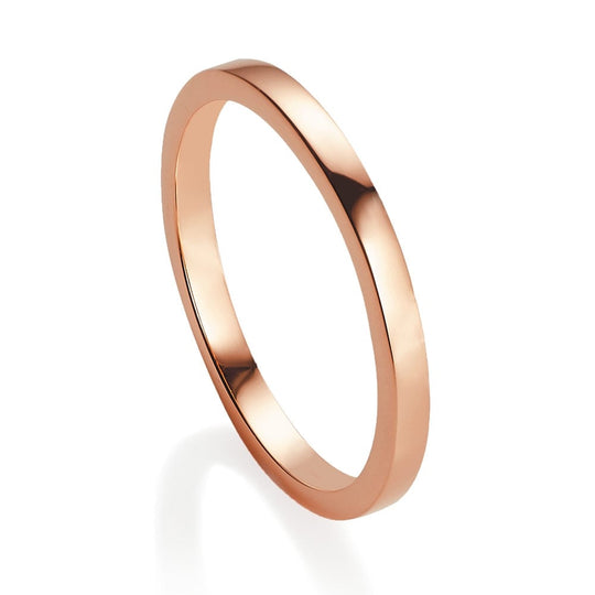 Viva Stacking Ring Rose Gold, Size N ~ VIVASR-RG-N