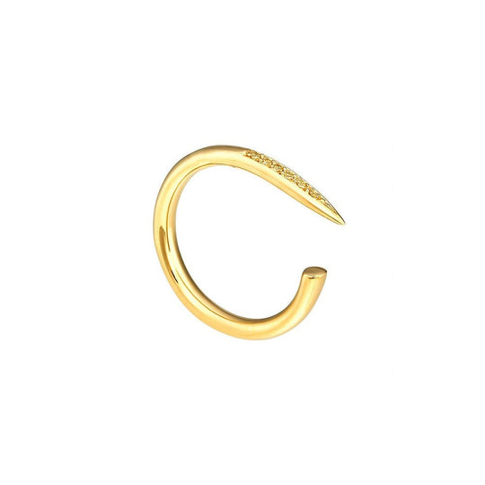 Spear Ring, Size L - Gold - PMR4123