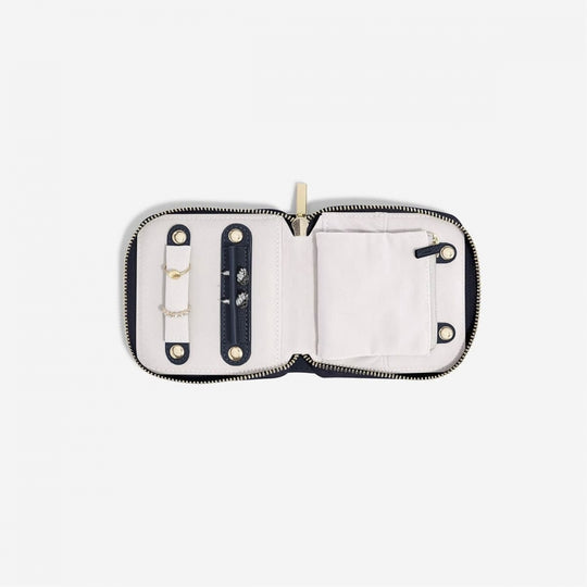 Compact Jewellery Roll - Navy Blue - 76143