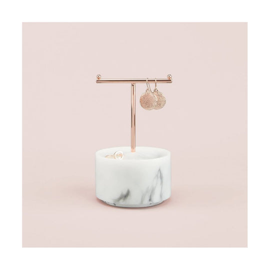 Small Marble T Bar Jewellery Stand - 73864