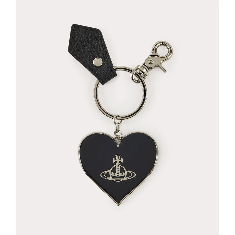 vivienne-westwood-jordan-mirror-heart-orb-keyring-black