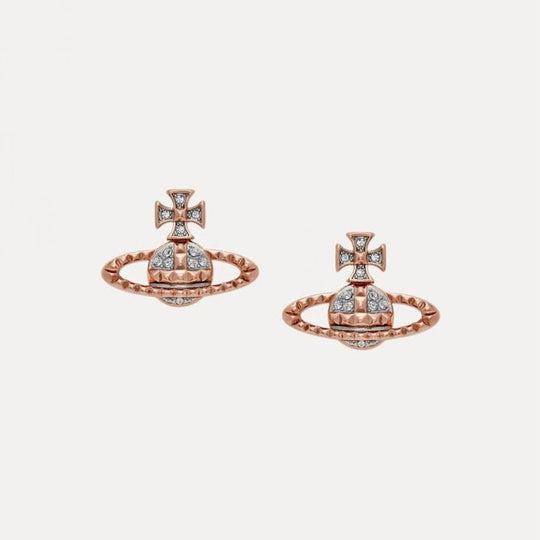 Mayfair Bas Relief Earrings - Rose Gold - 62010029-G118-MY