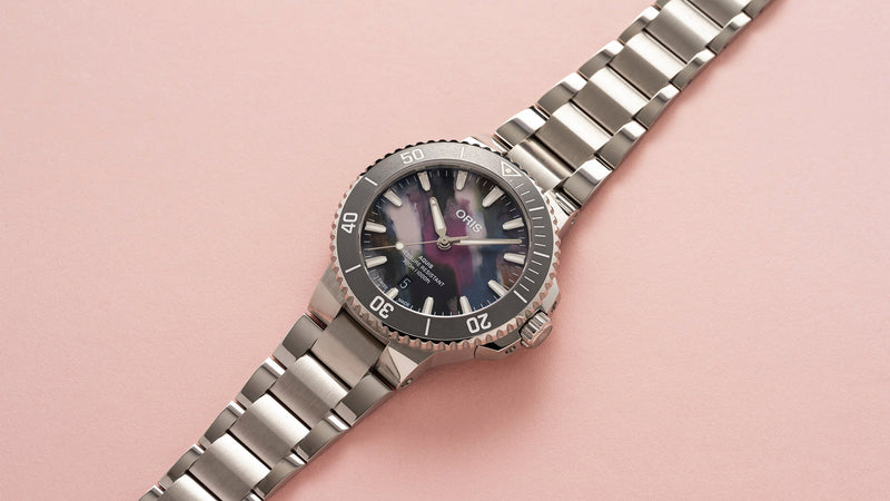 Aquis Date Upcycle Watch, Multicoloured