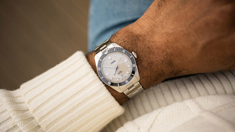 Divers Date Watch, Brown