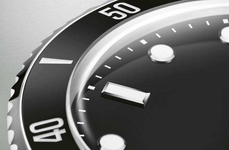 Divers Date Watch, Black