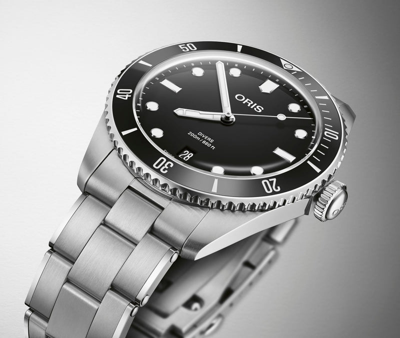 Divers Date Watch, Black