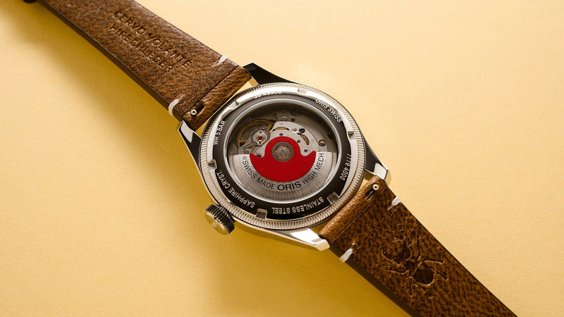 Oris X Cervo Volante Watch, Blue/Olive Brown