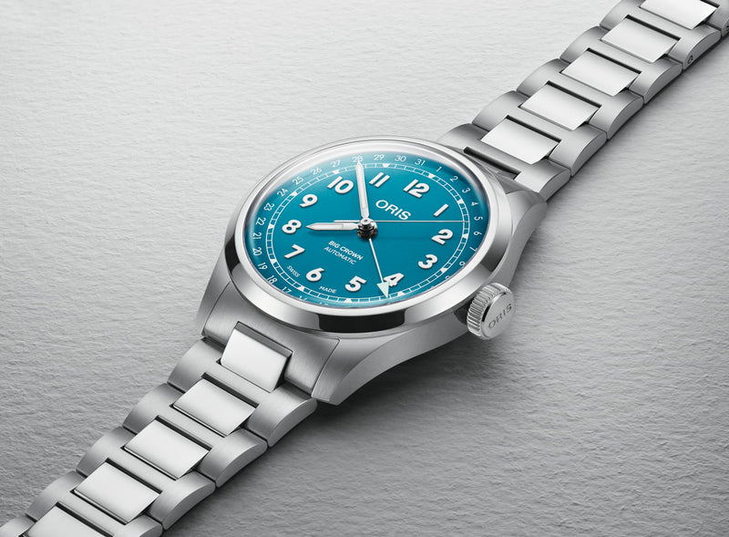 Big Crown Pointer Date Watch, Blue