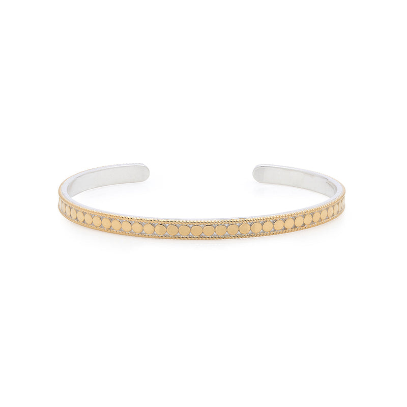 Dotted Stacking Cuff - Gold/Silver - 0200C-GLD