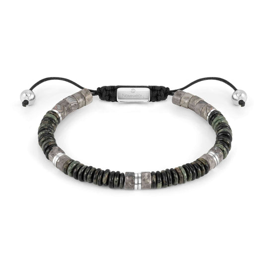 Instinct Grey Jasper Stone Bracelet - 027924/081