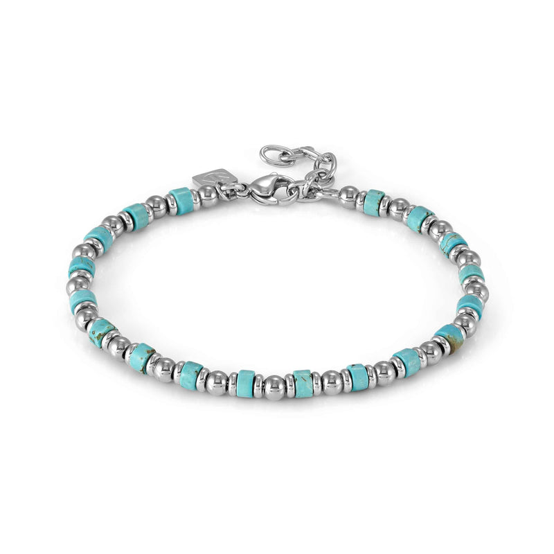 Instinct Style Bracelet - Turquoise/Silver - 027931/003