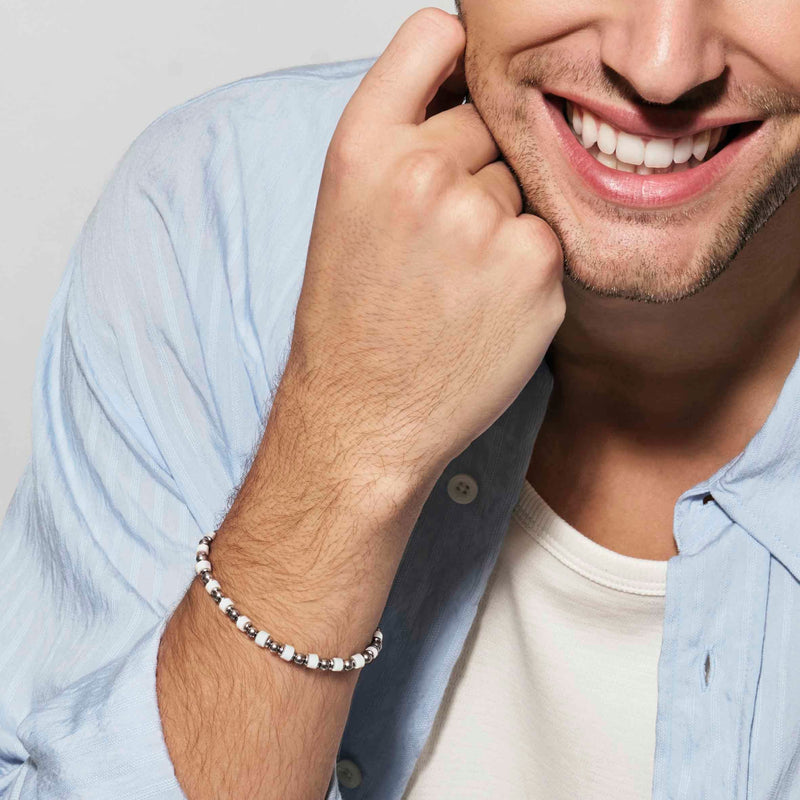 Instinct Style Bracelet - White/Silver - 027931/085