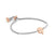 Milleluci Four Leaf Clover Bracelet - Rose Gold - 028004/006