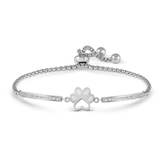 Milleluci Pawprint Bracelet - Silver - 028016/013