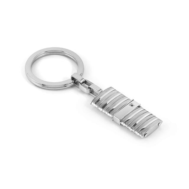 Strong Black Diamond Stainless Steel Keyring - 028335/036