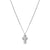 Strong Steel & Diamond Cross Pendant - Silver - 028343/004