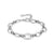 Affinity Chain Bracelet With CZ - Stainless Steel - 028603/001