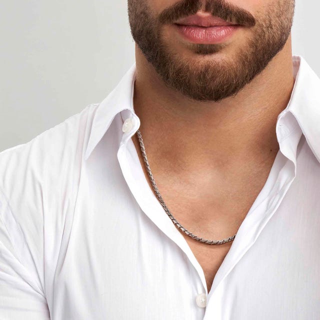 Men's Hyper Stainless Steel Chain Necklace - 028954/001