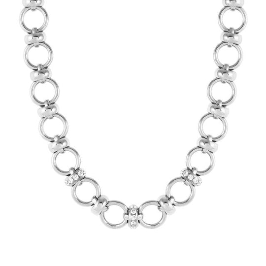 Unconditionally Chain Necklace - Silver - 029101/001